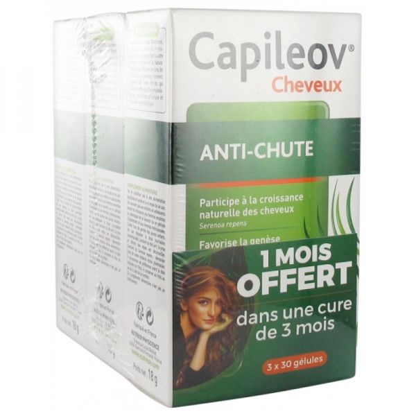 Capileov anti-chute double action - 3x30 gélules