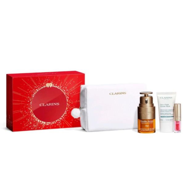 Clarins - Coffret Double Serum Eye - 36.4ml + la trousse