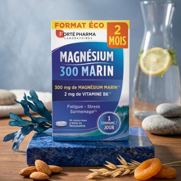 Forté Pharma - FortéMag 300 Marin - 56 comprimés