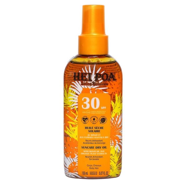 Hei poa - Huile sèche solaire SPF30 - 150ml