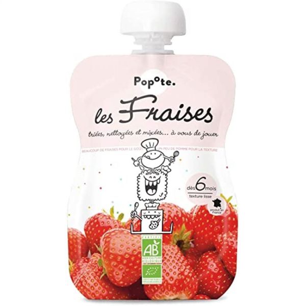 Popote - Les fraises - dès 6 mois - 120 g