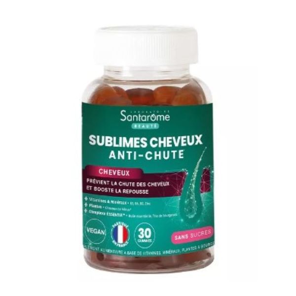 Santarome - Sublimes cheveux anti-chute - 30 gummies