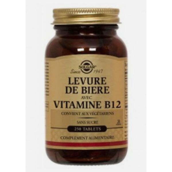 Solgar - Levure de Bière avec Vitamine B12 - 250 tablets