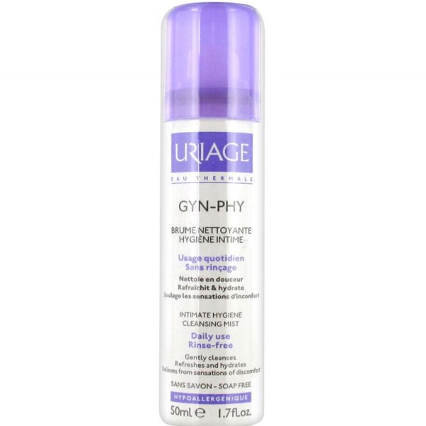 Uriage - Gyn-Phy, brume nettoyante hygiène intime - 50ml