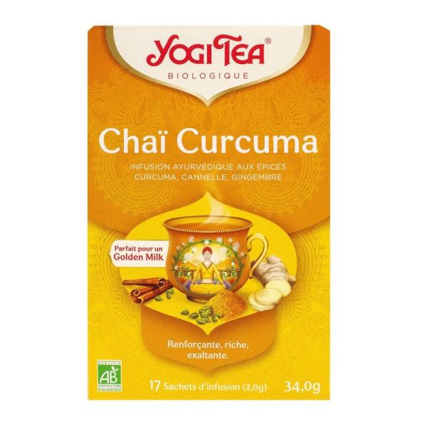 Yogi Tea - Chai Curcuma infusion - 17 sachets