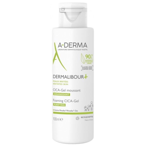 A-Derma - Dermalibour Cica gel moussant - 100ml