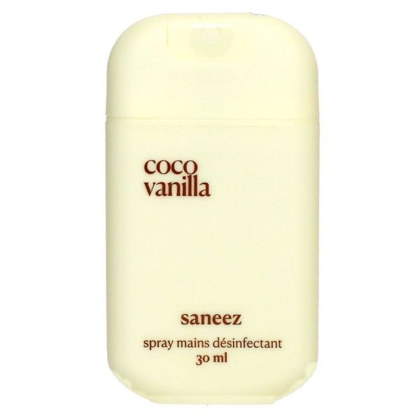 Saneez - Spray désinfectant mains Coco Vanilla - 30mL