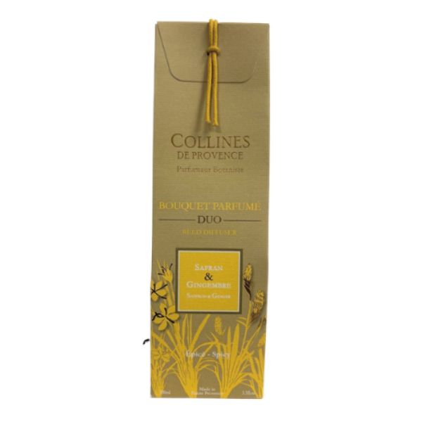 Collines de Provence - Diffuseur de Parfum Safran & Gingembre - 100 mL