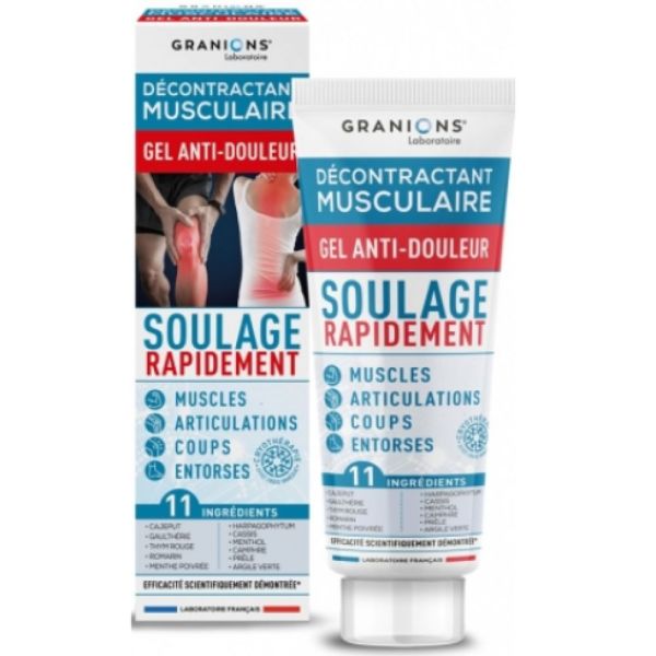 Granions - Décontractant musculaire gel anti-douleur - 100ml