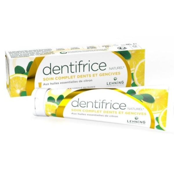 Lehning - Dentifrice Naturel soin dents et gencives - 80g