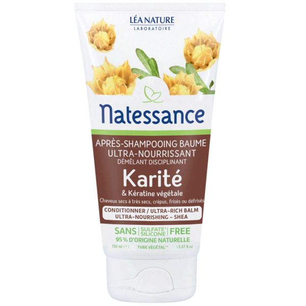 Natessance - Après-Shampooing baume ultra-riche Karité - 250ml