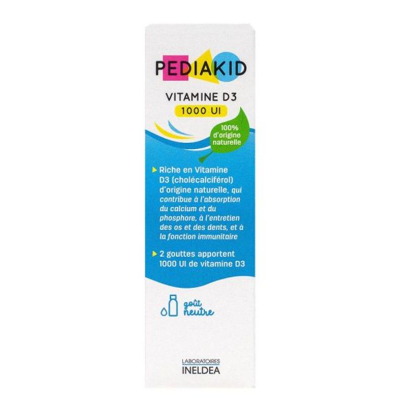 Pediakid - Vitamine D3 1000 UI - 20ml