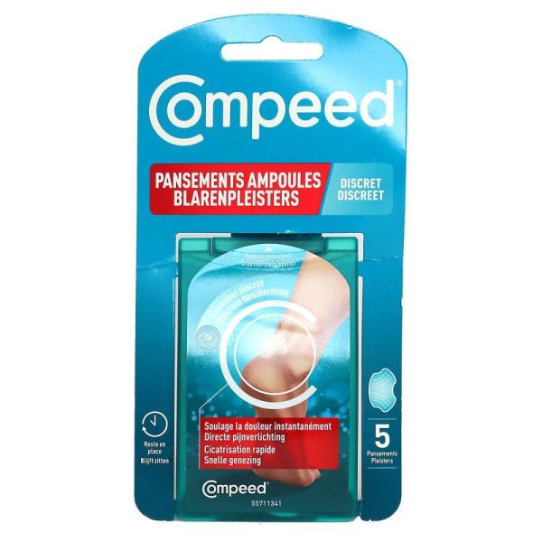 Compeed- Pansements ampoules Discrets - 5 pansements