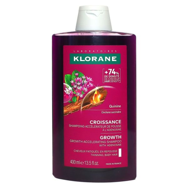 Klorane - Croissance shampoing accélérateur de pousse Quinine - 400ml