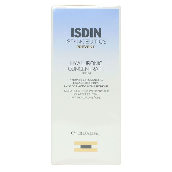 ISDIN - Sérum - concentré hyaluronique visage - anti-âge - 30 ml