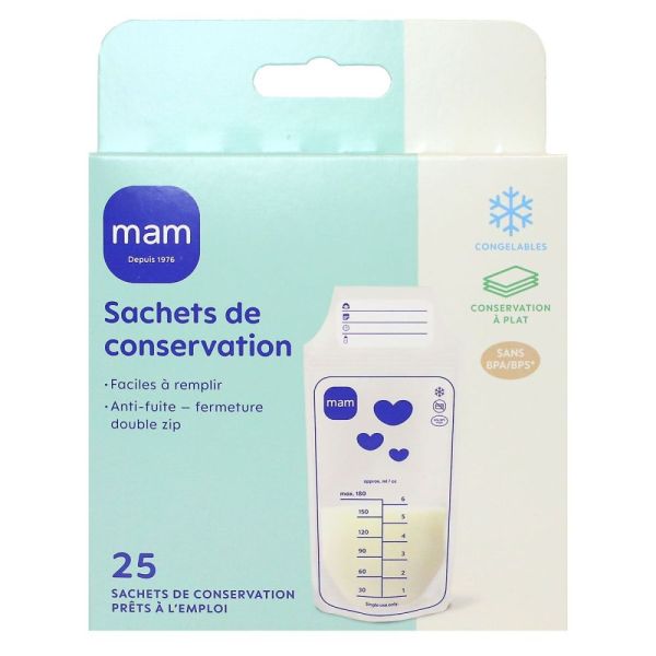 Mam - Sachets de conservation - 180ml x25