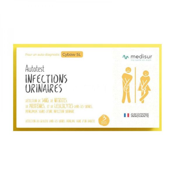 Medisur - Autotest infections urinaires - 3 test