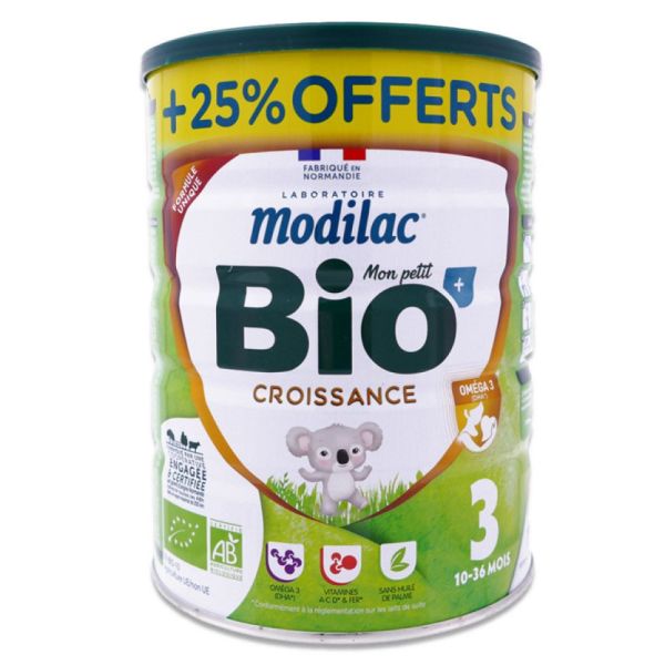 Modilac - Mon petit Bio croissance lait en poudre  - 1kg