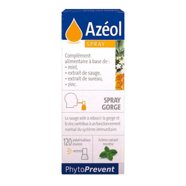 Pileje - Azéol spray gorge - 15 ml