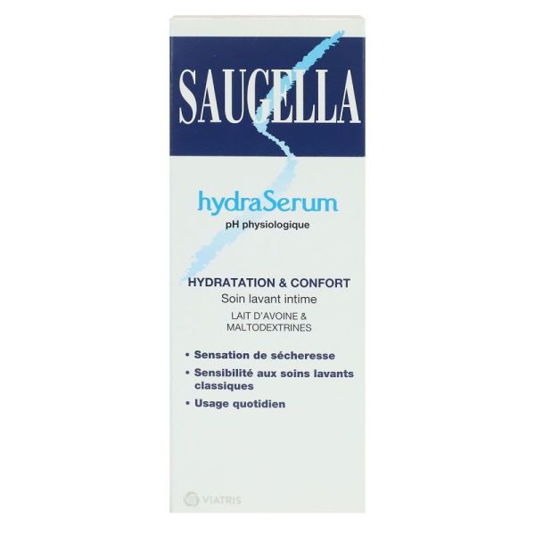Saugella - HydraSérum soin lavant intime - 200ml