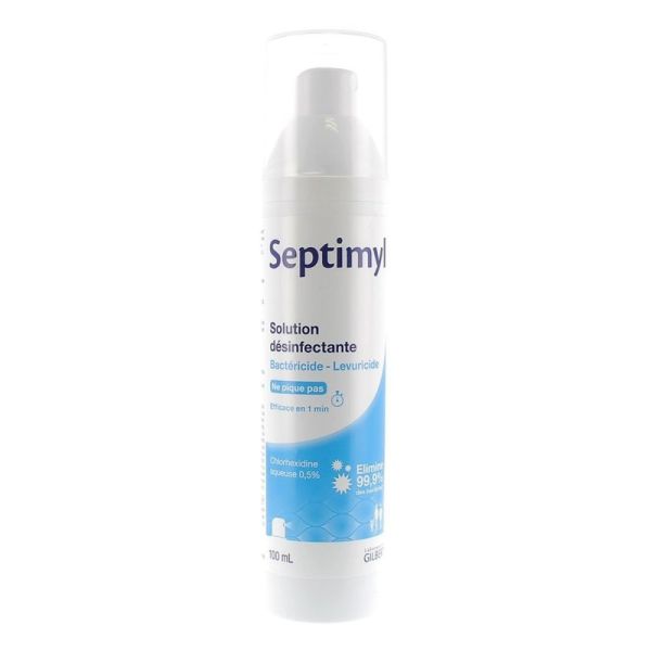 Gilbert - Septimyl solution désinfectante Chlorhexidine aqueuse 0,5% - 100ml