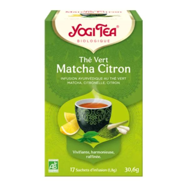 Yogi Tea - Thé Vert Matcha Citron - 17 Sachets