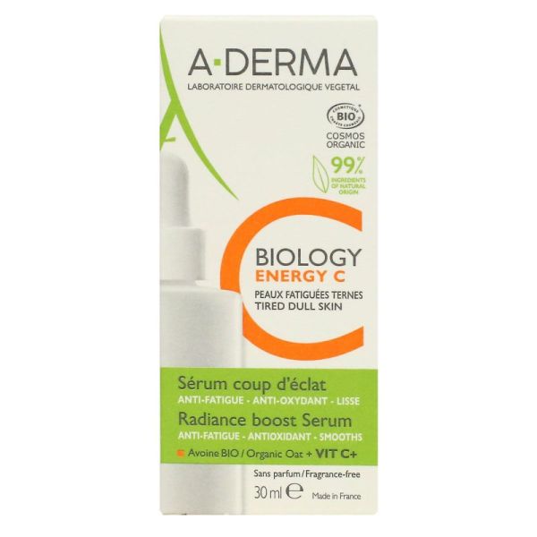 Aderma - Biology Energy C sérum coup d'éclat - 30mL