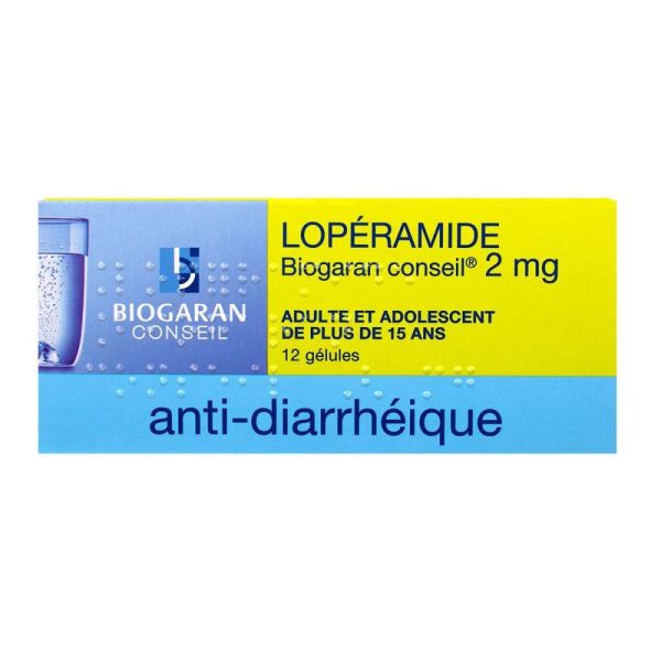Biogaran - Lopéramide 2mg - 12 gélules