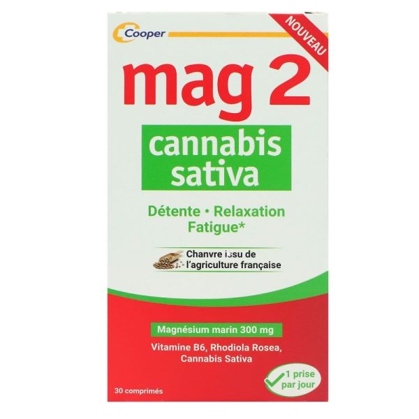 Cooper - Mag2 cannabis sativa - 30 comprimés