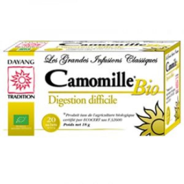Dayang - Camomille bio digestion difficile - 20 sachets