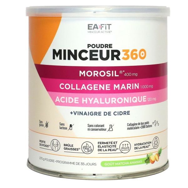 Eafit - Minceur 360 Poudre Morosil Goût Matcha Exotique - 275g