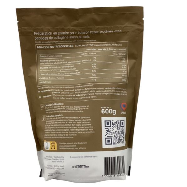 Humble+ - Protéine+ Collagène au café - 600g