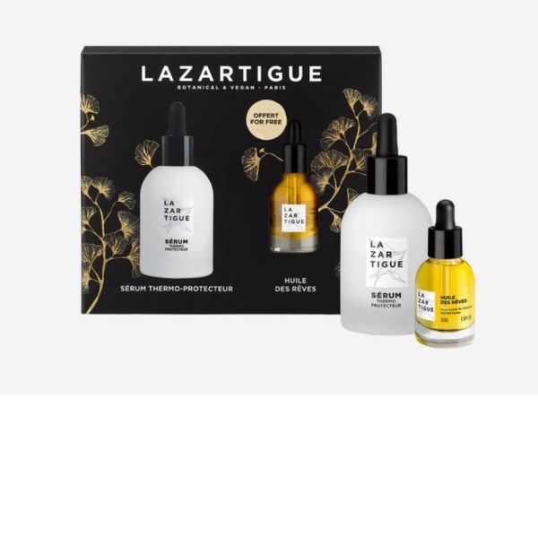 Lazartigue - Coffret Sérum d'exception + huile des rêves - 50mL+10mL