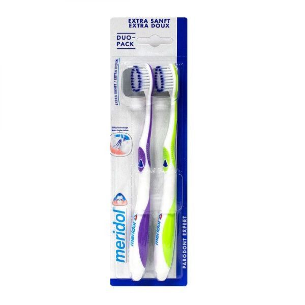 Meridol - Brosse à dents parodont expert - Brosse extra douce