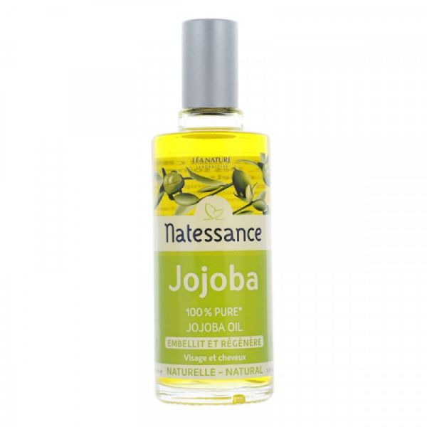 Natessance - Huile végétale de jojoba 100 % pure - 50 ml