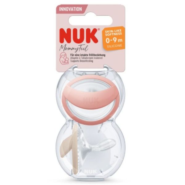 NUK - MommyFeel Sucettes blush 0-9mois - 2 sucettes
