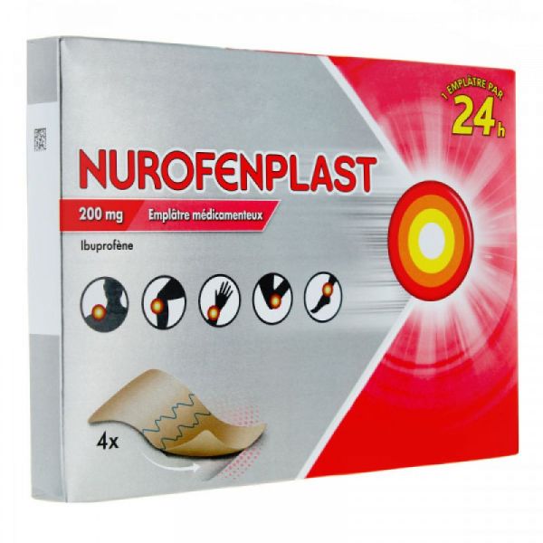 Nurofenplast 200mg - 4 emplâtres