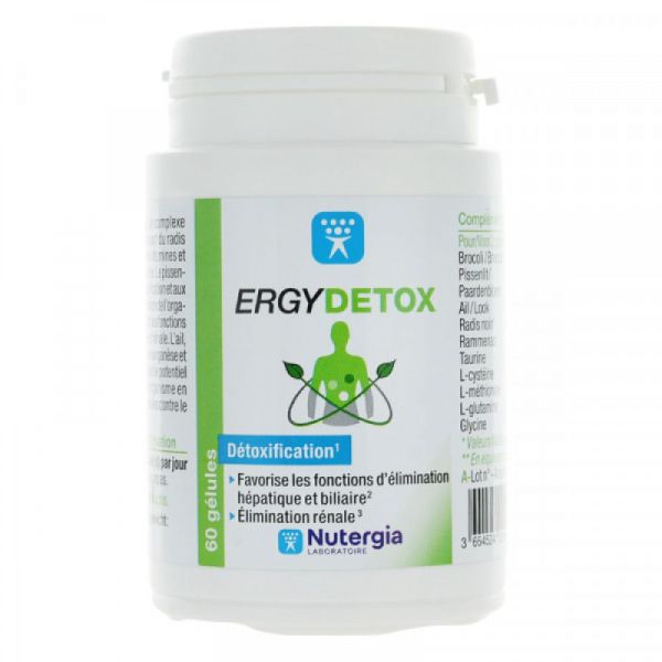 Nutergia - ErgyDetox - 60 gélules