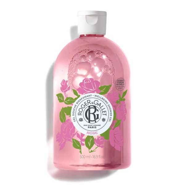 Roger & Gallet - Gel Douche Bienfaisant Rose - 500 ml