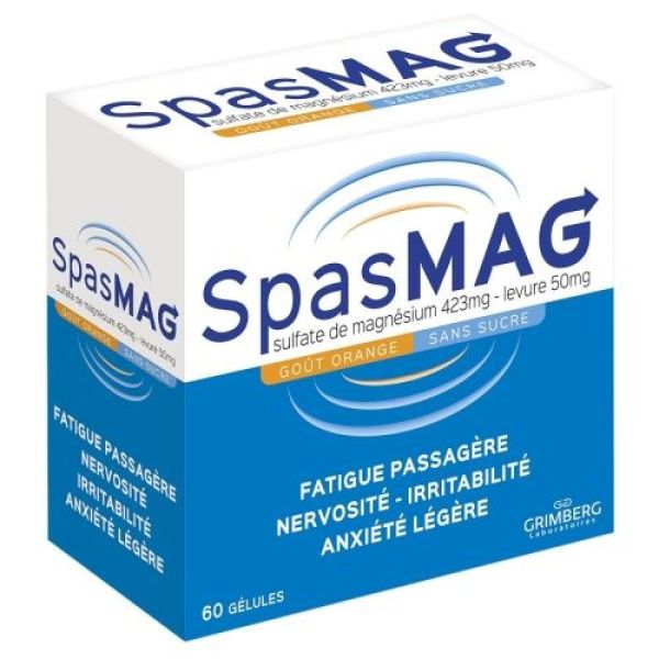 SPASMAG - Magnésium - 60 gélules