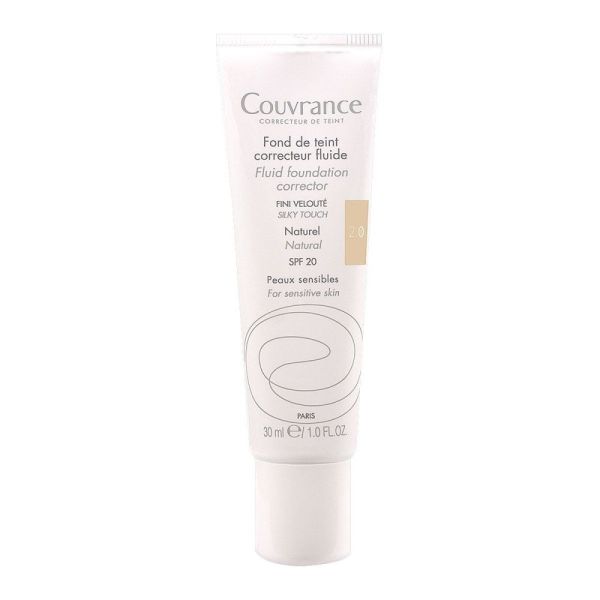 Avène - Couvrance - Fond de teint correcteur fluide SPF 20- 30mL - 2.0 Naturel