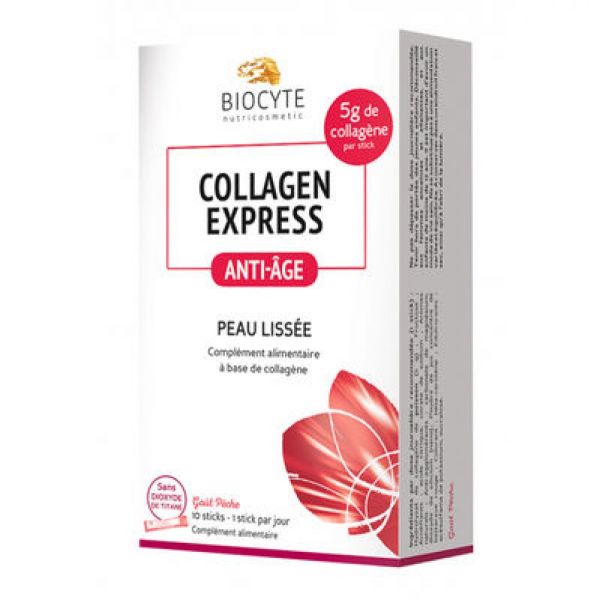 Biocyte - Collagen express anti-âge peau lissée - 10 sticks