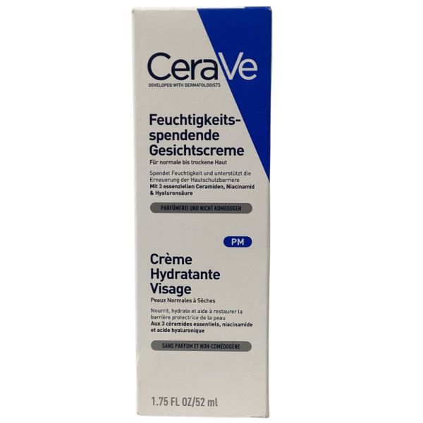 CeraVe - Crème hydratante visage - 52ml