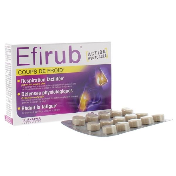 Efirub - Coups de froid - 30 comprimés