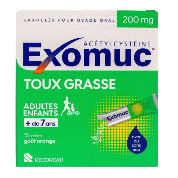 Exomuc 200mg - 15 sachets