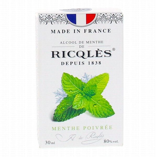Ricqlès - Alcool de menthe - Poivrée - 30 ml