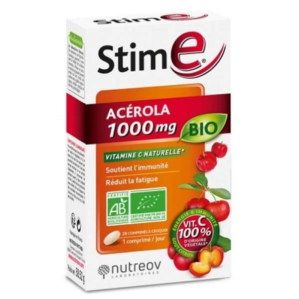 Stime - Acérola 1000 mg - 20 Comprimés à Croquer
