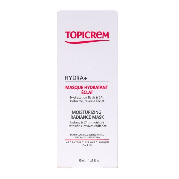 Topicrem - Hydra+ Masque hydratant éclat - 50 ml
