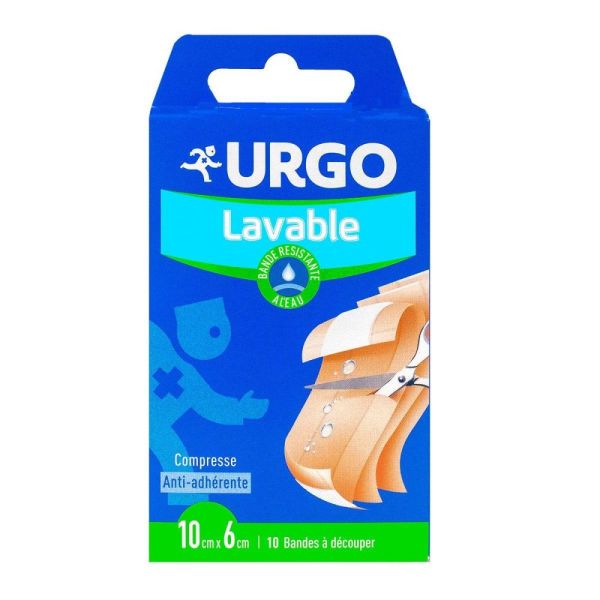 Urgo - Bandes Lavables 6x10cm - 10 bandes