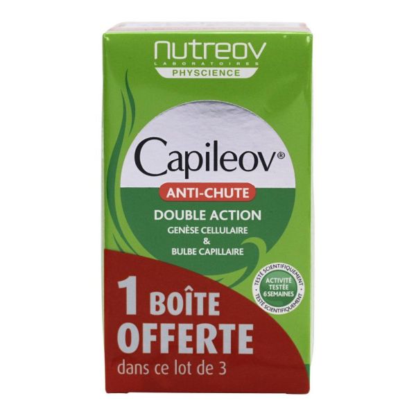 Capileov anti-chute double action - 3x30 gélules